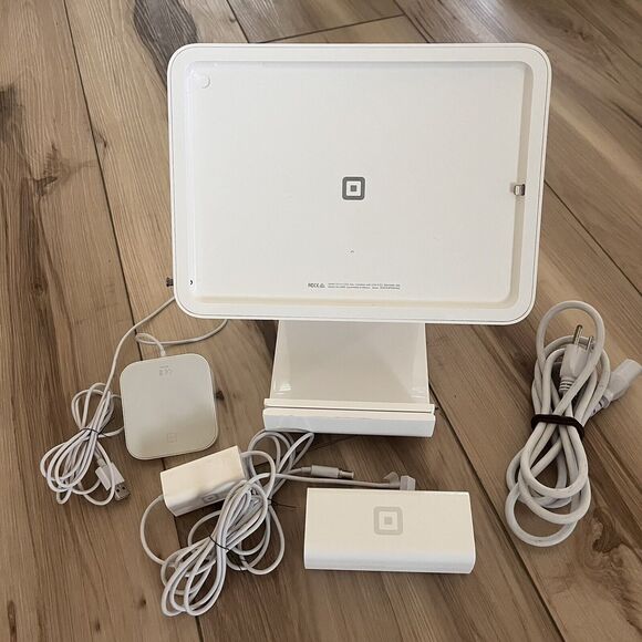 Square Stand POS Terminal with Card Tap Model w Cables S089 9.7" iPad Air Or Pro - Picture 6 of 6
